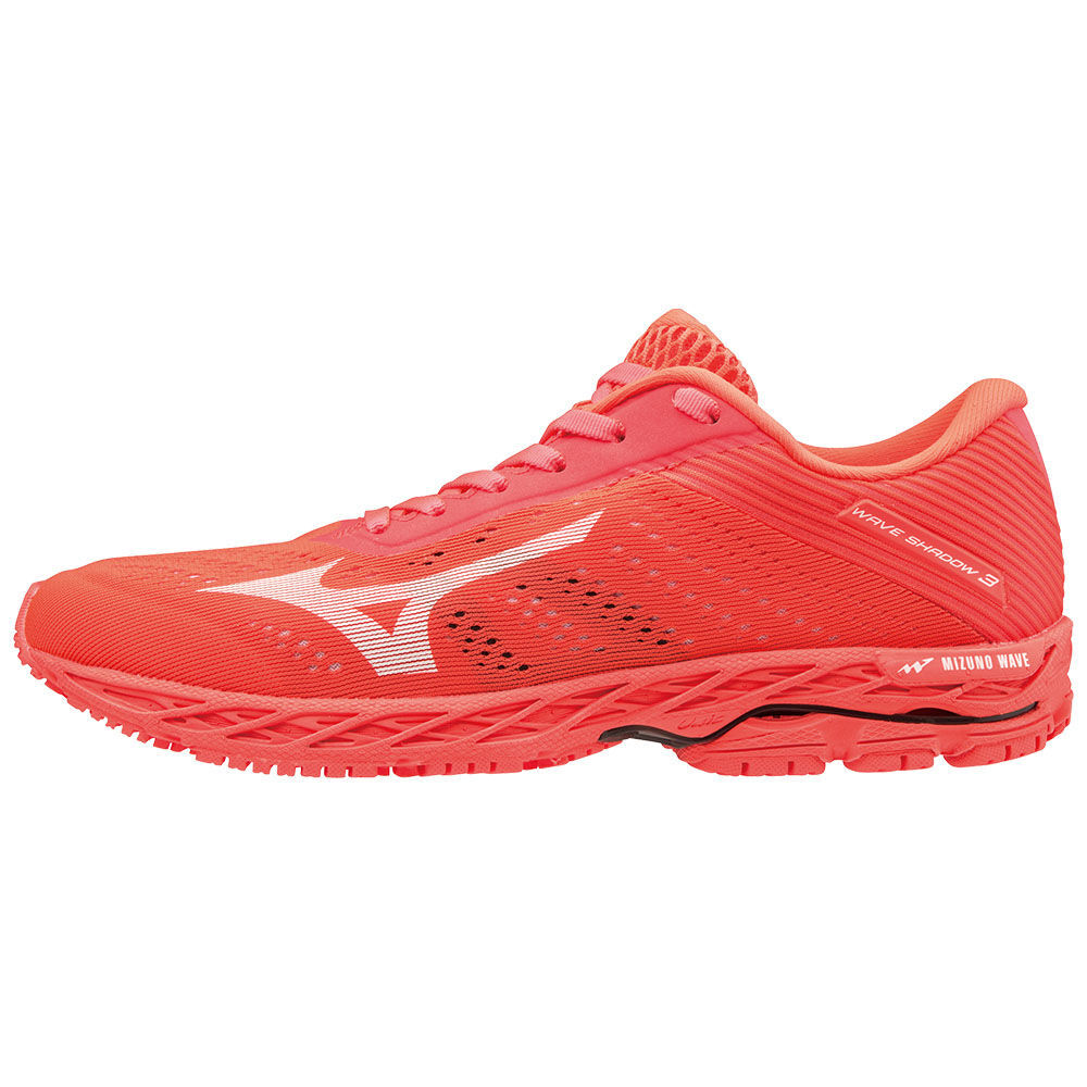 Sapatilhas Running Mizuno WAVE SHADOW 3 - Mulher - Coral/Branco - YJNKT6174